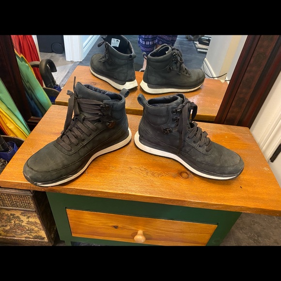 Roots Rideau Mid winter Sneakers Black Leather - Picture 8 of 11